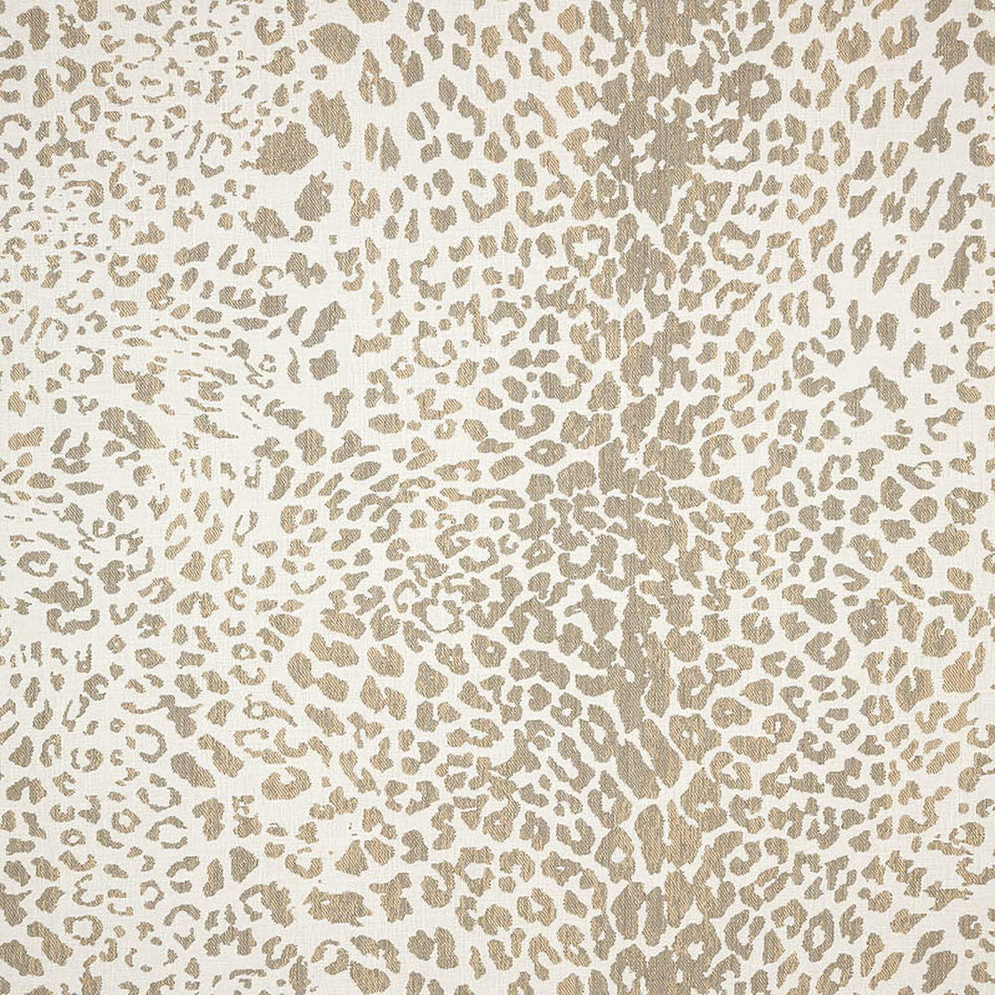 Sunbrella Tan Leopard Indoor Outdoor Chair Pad Set Corded
