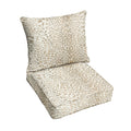 Sunbrella Tan Leopard Indoor Outdoor Pillow And Cushion Set Corded