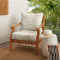 Sunbrella Tan Leopard Indoor Outdoor Pillow And Cushion Set Corded
