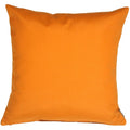 Pillow D Cor Sunbrella Tangerine Orange 20X20 Outdoor Pillow