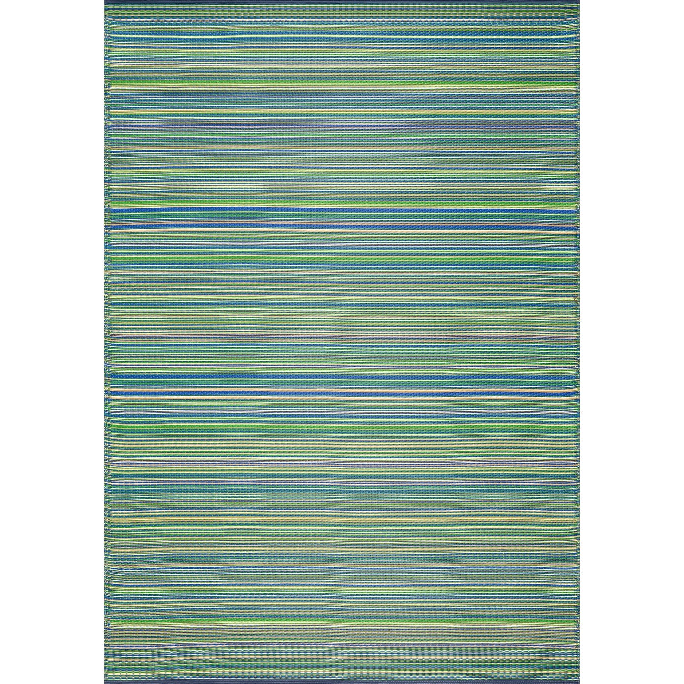 Alise Rugs Sundown Contemporary Stripe Area Rug