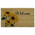Rubber Cal Sunflower Coir Outdoor Door Mat