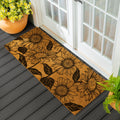 Sunflower Field Coir Door Mat