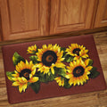 Sunflower Print Anti Fatigue Floor Mat 18 X30