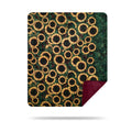 Denali Sunflowers Merlot Blanket 60X70