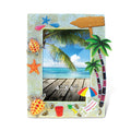 Puzzled Inc Sunny Beach Nautical Multicolor 6 Inch X 4 Inch Picture Frame