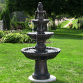 Sunnydaze 4 Tier Electric Pineapple Water Fountain Lightweight Choose Color