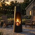 Sunnydaze 50 Santa Fe Chiminea Outdoor Fireplace
