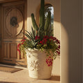Sunnydaze Arabella Outdoor Flower Pot Planter Beige 20 Inch Single 1 Planter