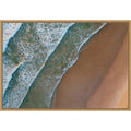 Sunrise Beach Waves By Martin Blahak Framed Canvas Wall Art