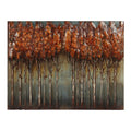 Sunset Ground Mixed Media Iron Hand Painted Dimensional Wall Art