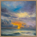 Sunset Synergy By Joanne Parent Framed Canvas Wall Art Print