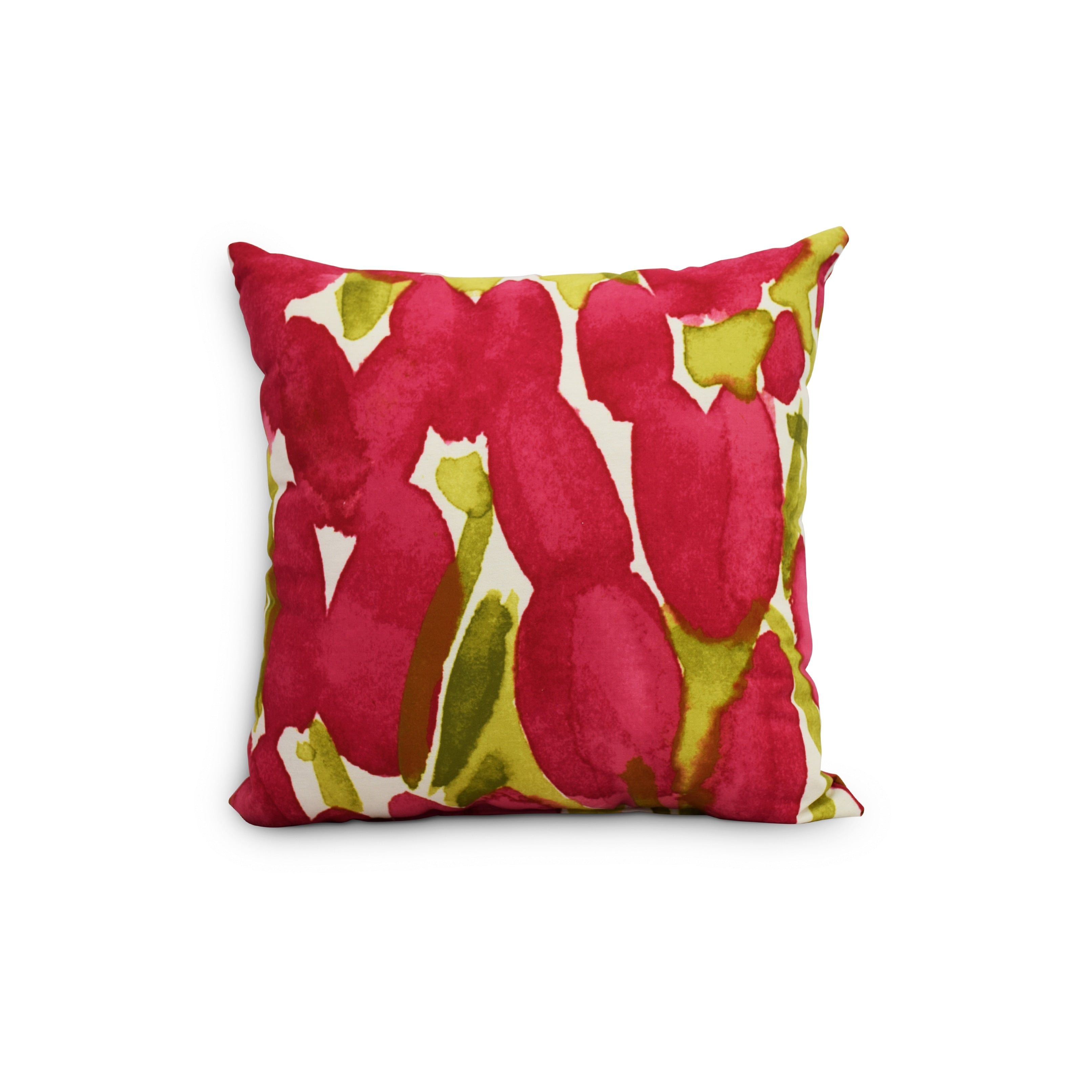 Sunset Tulip 18 Inch Floral Decorative Outdoor Pillow