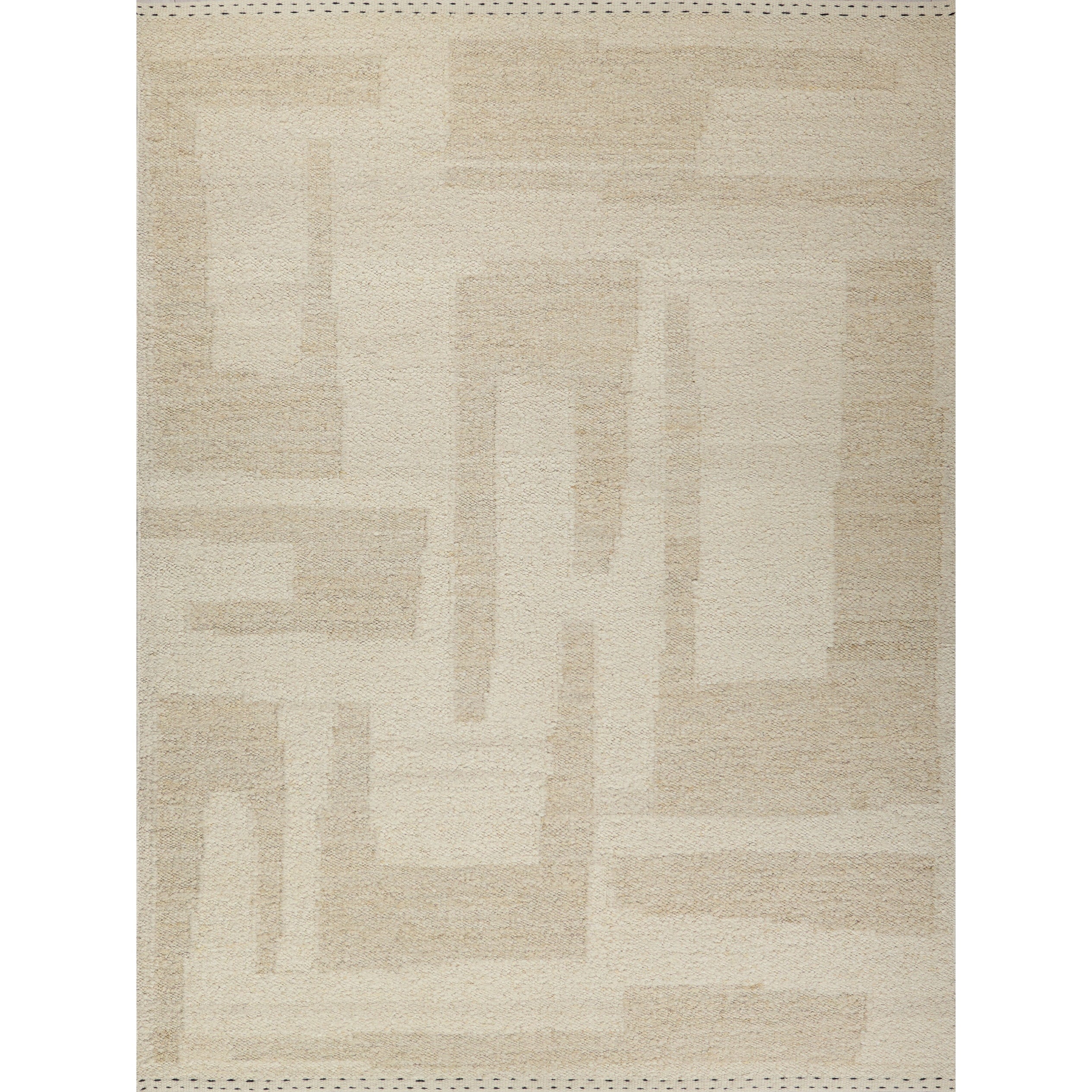 Sunstone Flatweave Wool Ivory Cream Area Rug