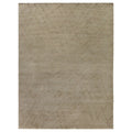 Super Tibetan Hand Knotted Wool Bamboo Silk Beige Area Rug 8 X 106