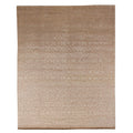 Super Tibetan Hand Knotted Wool Bamboo Silk Ivory Area Rug