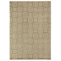 Super Tibetan Hand Knotted Wool Bamboo Silk Ivory Area Rug 6 X 9