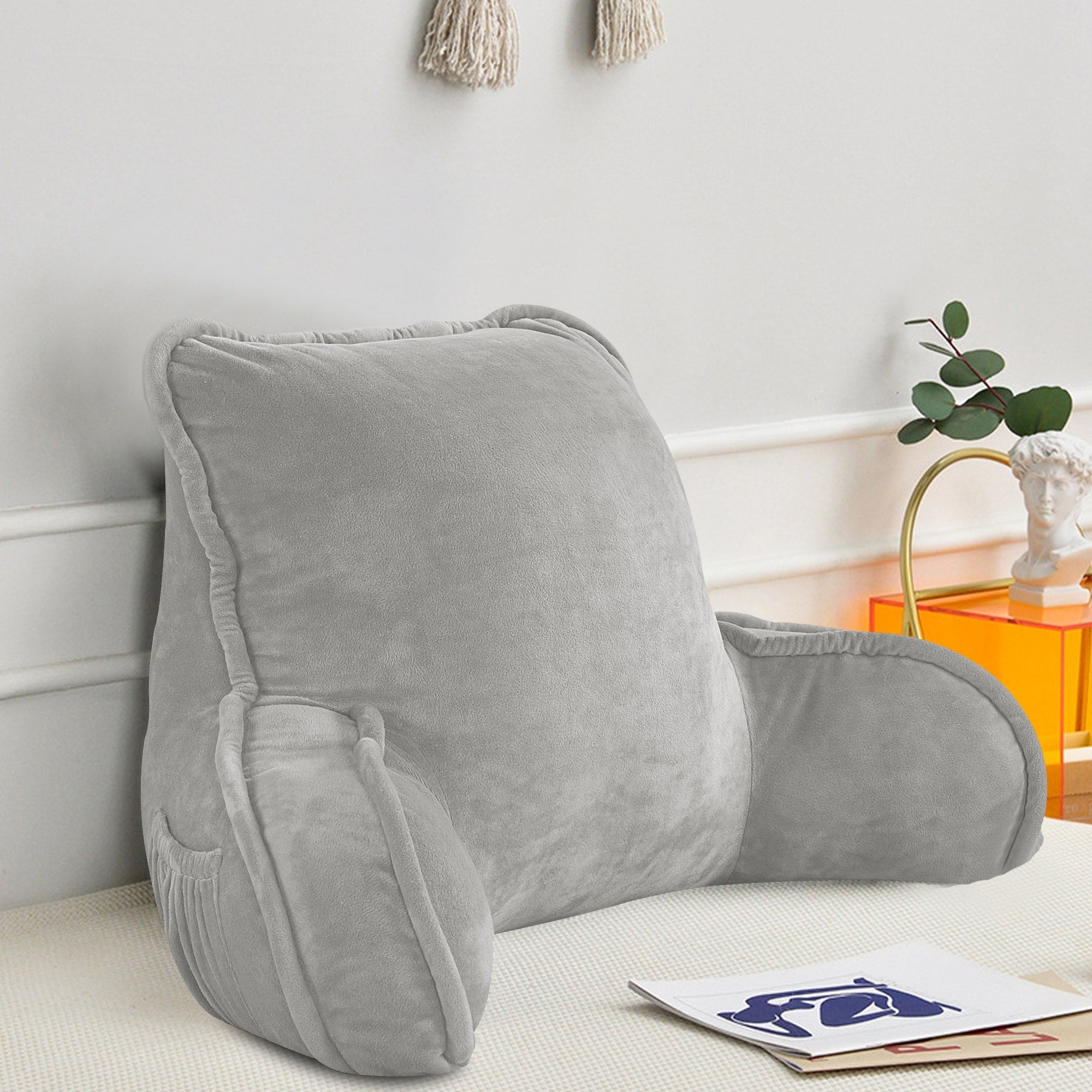 Serenta Supersoft Bedrest Lounger Backrest With Diy Filling