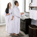 Miranda Haus Egyptian Cotton Monogrammed Adult Unisex Bathrobe