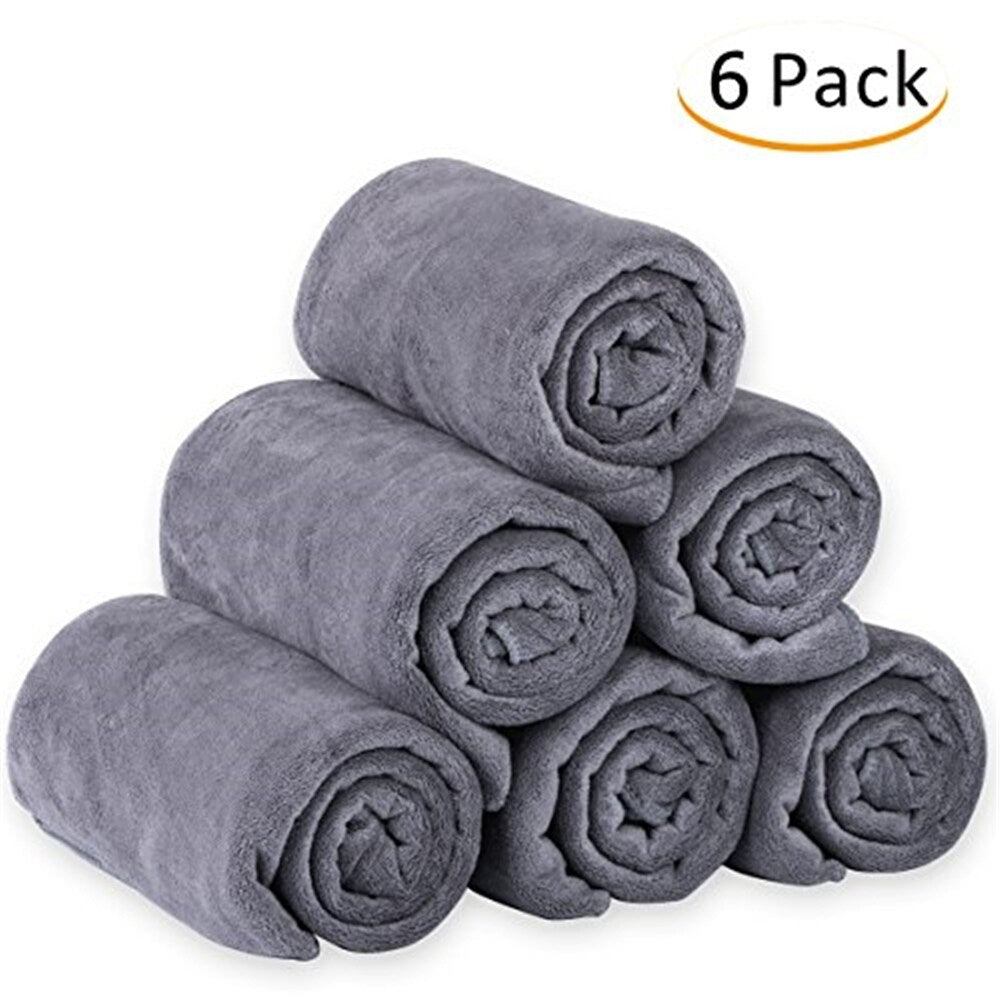 Superior 6 Piece Towel Set Bath Towel 27 X 55 Fast Drying 27 X55
