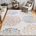 Superior Designer Amber Printed Area Rug Non Slip 8 X10
