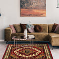 Superior Designer Aztec Red Area Rug 6 X 9