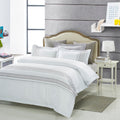 Superior Burlington 300 Thread Count Embroidered Cotton Duvet Cover Set