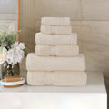 Superior 100 Percent Cotton Chevron 6 Piece Towel Set
