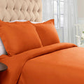 Superior Solid Cotton Flannel Duvet Cover Set