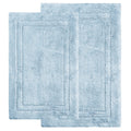 Superior Luxurious Combed Cotton Non Skid Bath Rug Set Set Of 2