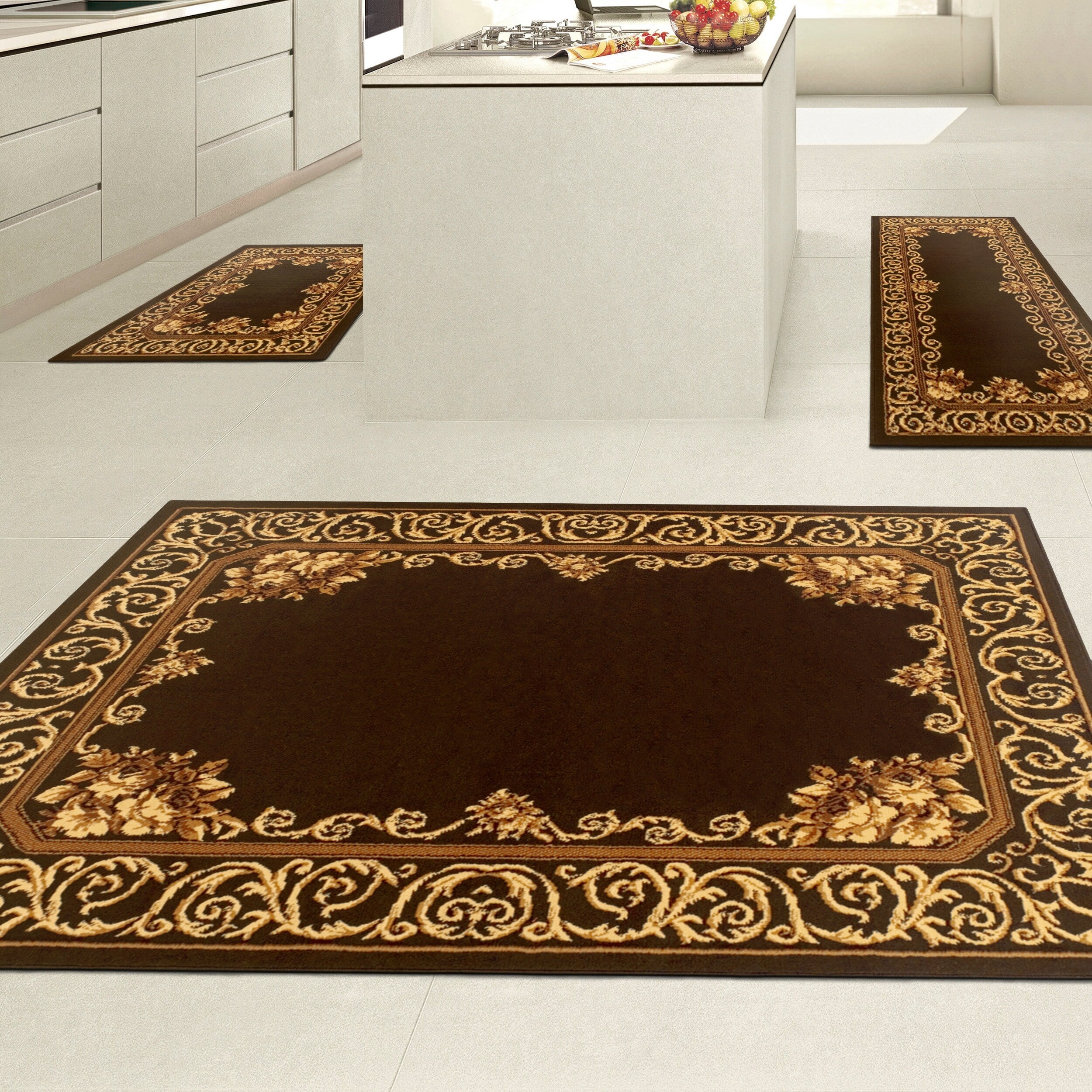 Superior Designer Freyberg 3 Piece Area Rug Set 2 X 5 2 X 3 5 X 7
