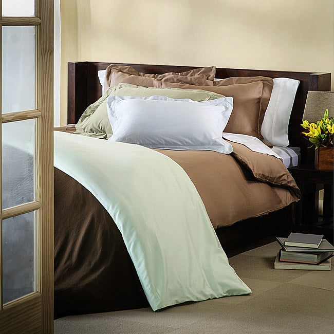 Superior Down Alternative Comforter With Bonus Cotton Duvet Cover Set