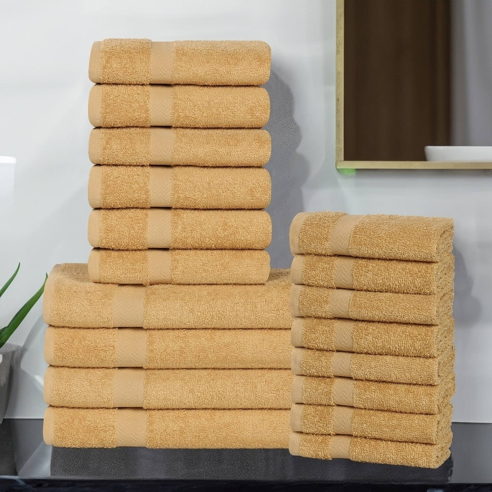 Superior 100 Percent Cotton Eco Friendly 18 Piece Towel Set