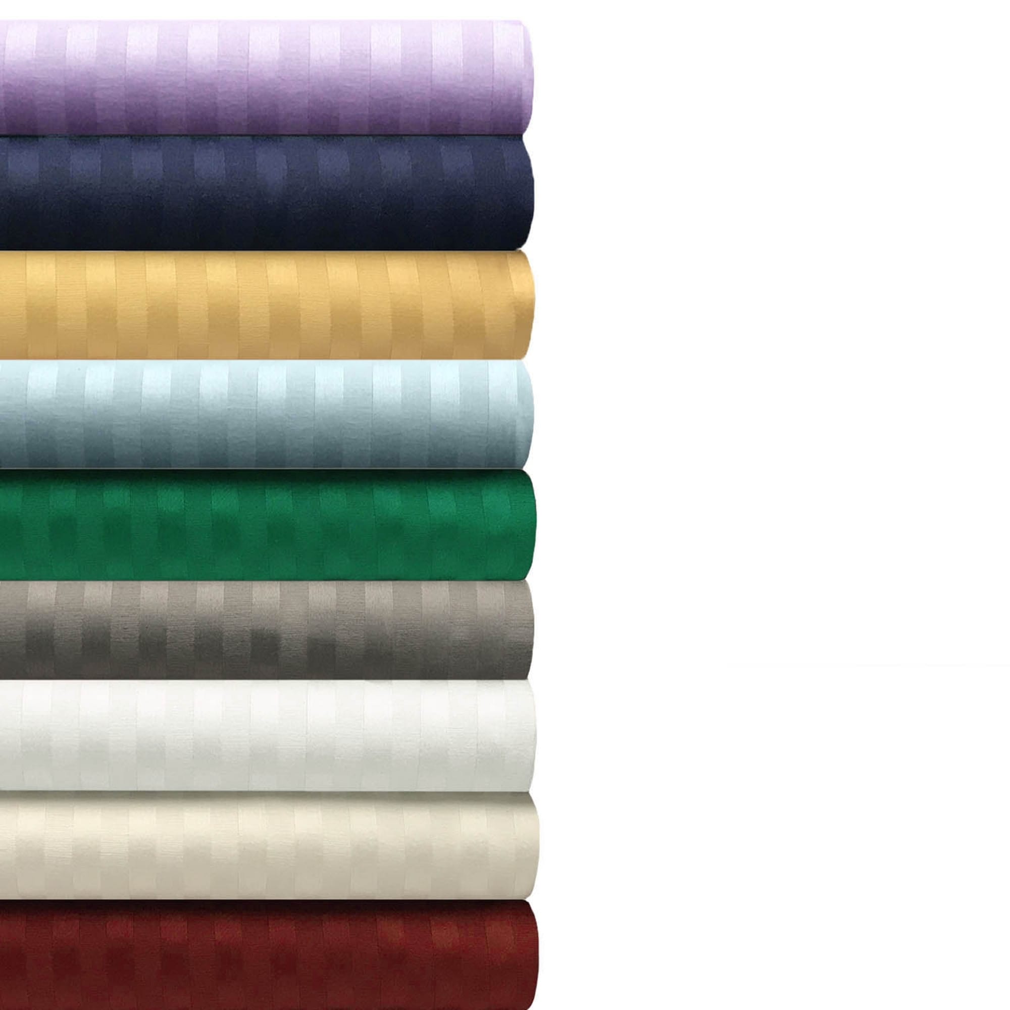 Superior 300 Thread Count King And California King Stripe Cotton Sheet Set