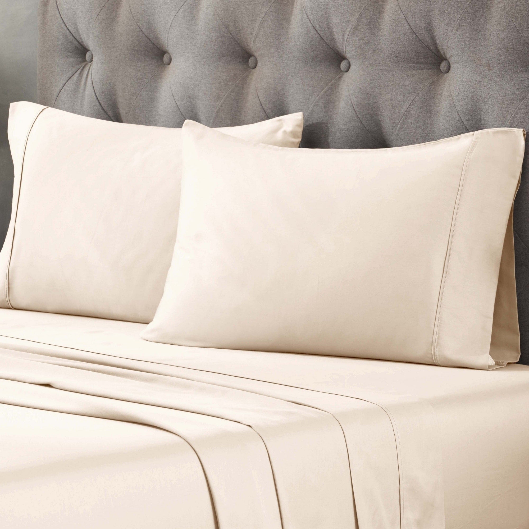 Superior 400 Thread Count Stripe Cotton Sateen Pillowcase Set Set Of 2