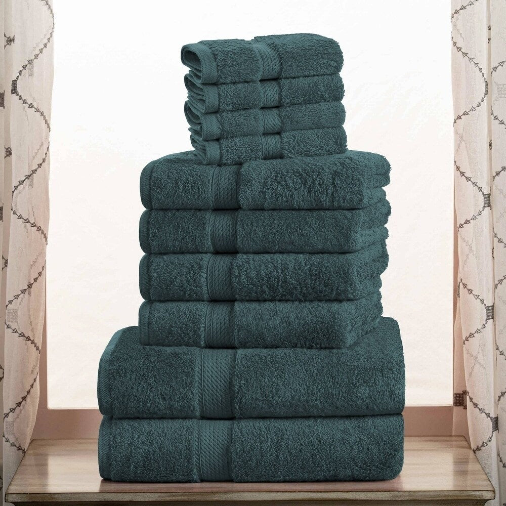 Miranda Haus Marche Egyptian Cotton 10 Piece Towel Set 10 Piece Set