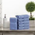 Superior Luxurious Egyptian Cotton 900 Gsm Washcloth Set Of 6