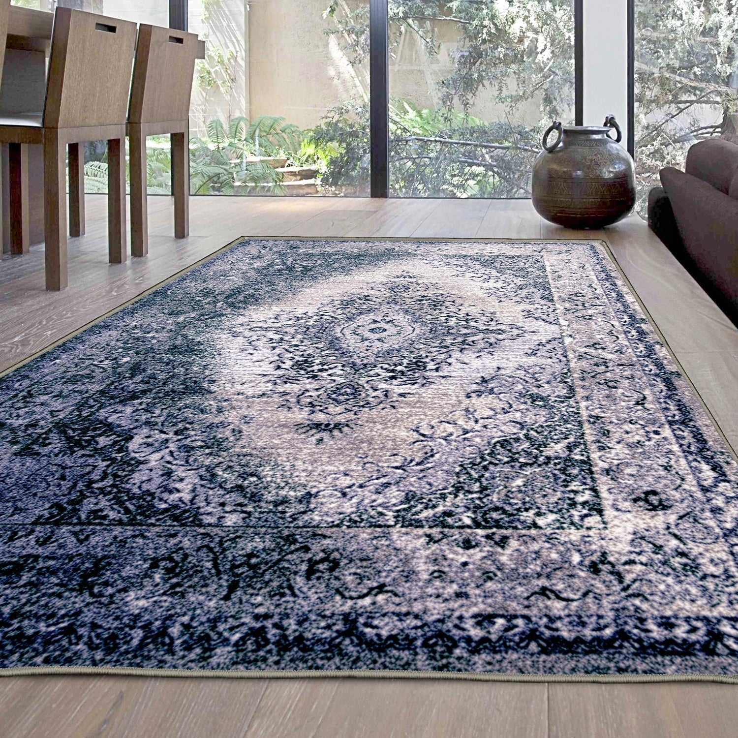Superior Designer Eldwin Printed Area Rug 2 X 3 Non Slip