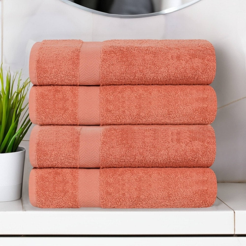 Superior 100 Percent Cotton Eco Friendly 4 Piece Towel Set