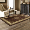 Superior Designer Kensington Brown Area Rug 6 X 9