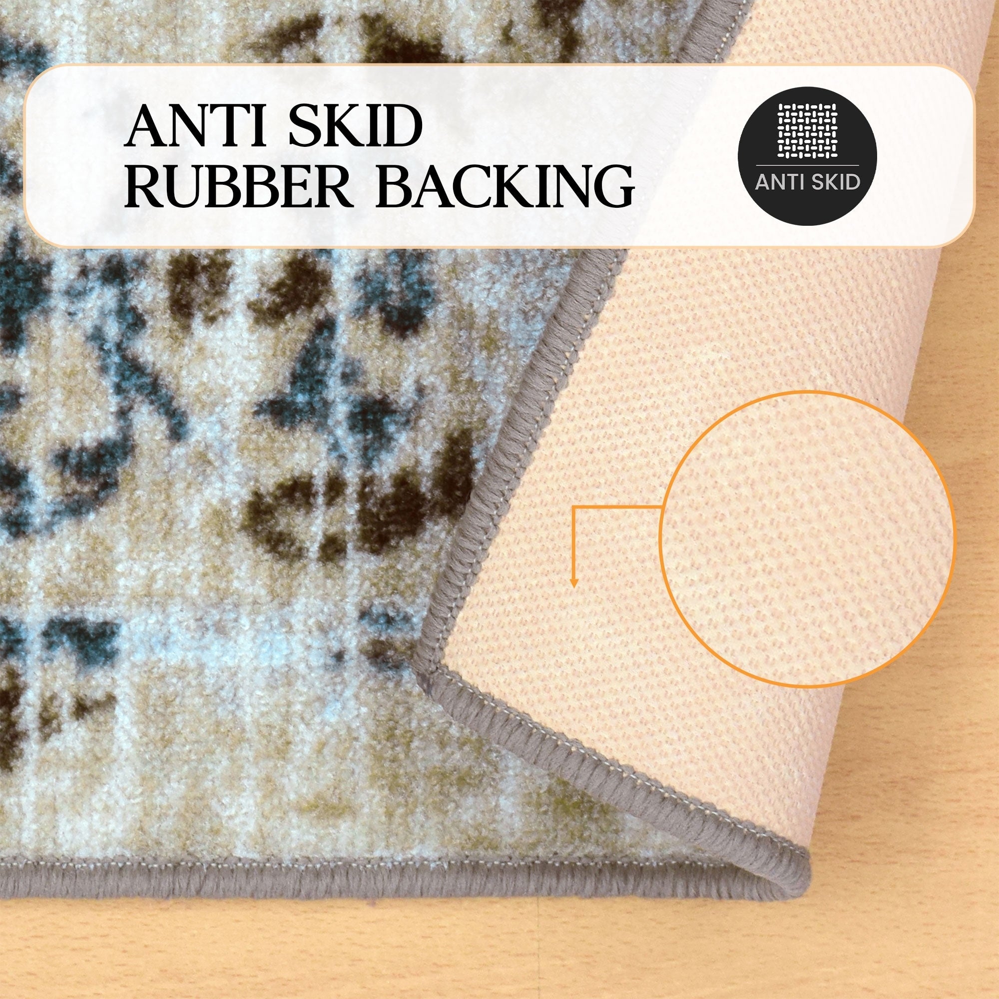 Superior Designer Shiloh Printed Area Rug Runner Non Slip 27 X 8