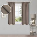 Superior Linen Insulated Thermal Blackout Grommet Curtain Panel Pair