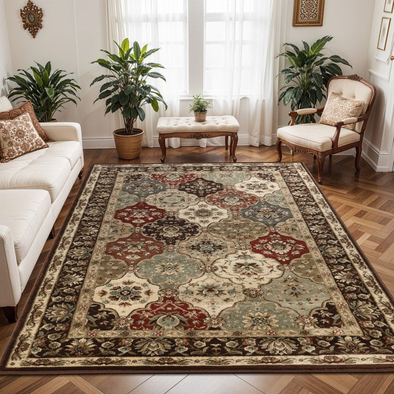 Superior Elegant Palmyra Area Rug Collection Multi