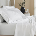 Superior 600 Thread Count Deep Pocket Polka Dot Cotton Blend Sheet Set