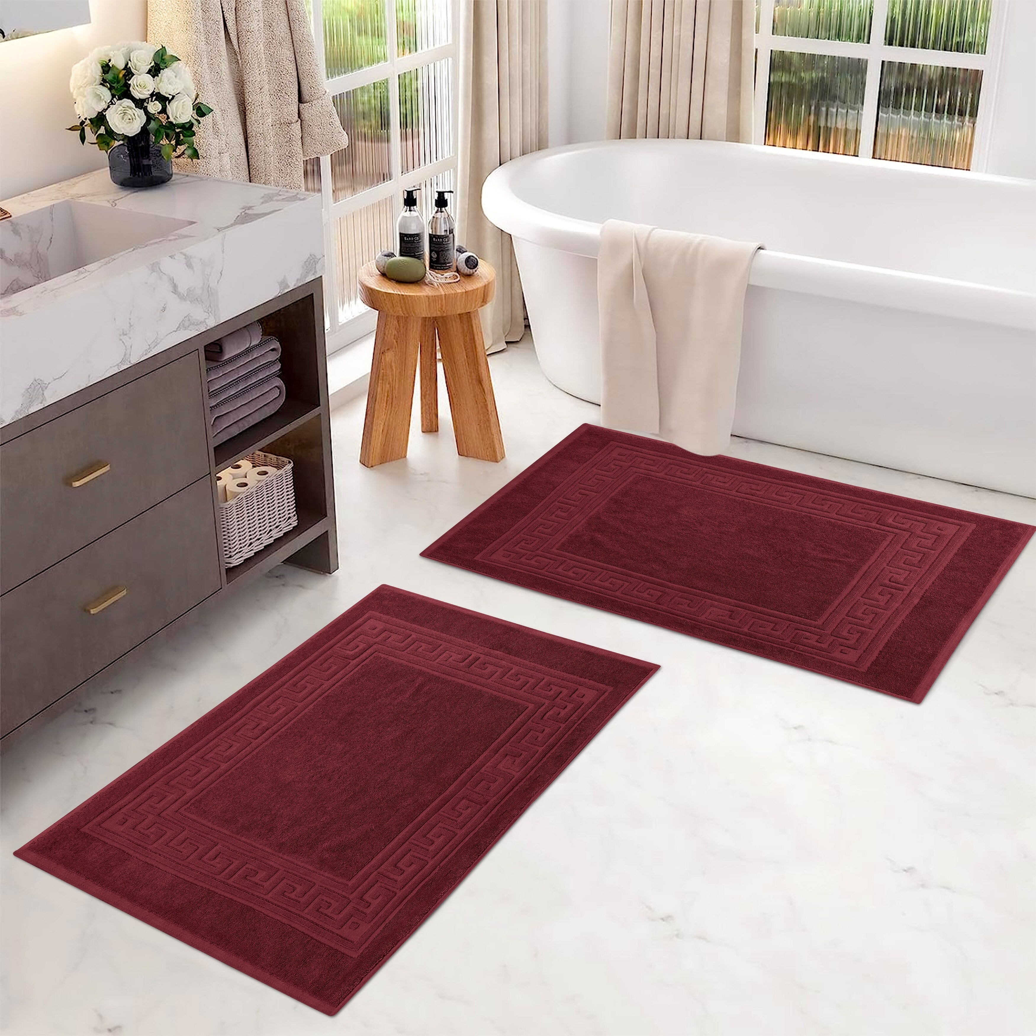 Superior Plush Absorbent 900 Gsm Egyptian Cotton Bath Mat Set Of 2 22 X 35