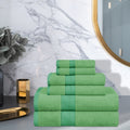 Superior Soft Absorbent Rayon From Bamboo And Cotton 6 Piece Towel Set