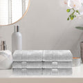 Superior Soft Absorbent Rayon From Bamboo And Cotton Hand Towel Set Of 6