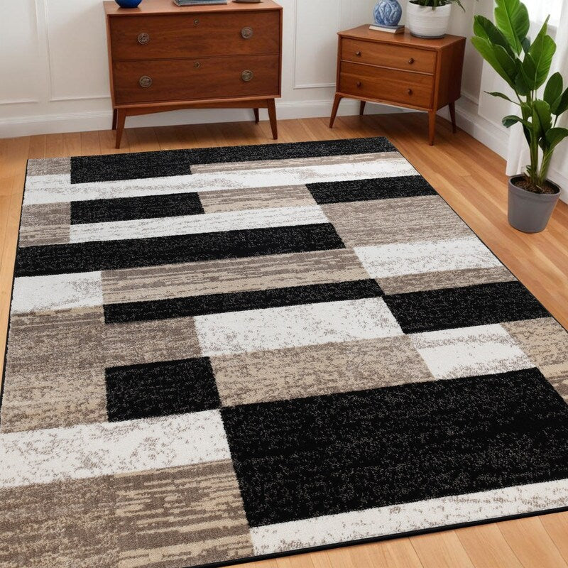 Superior Modern Rockwood Area Rug 8 X 10