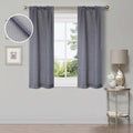 Superior Shimmer Insulated Thermal Blackout Grommet Curtain Panel Pair