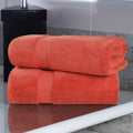 Superior Soft And Absorbent Oversized Zero Twist Cotton Bath Sheet Set Of 2